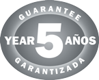 icon 5 year warranty 