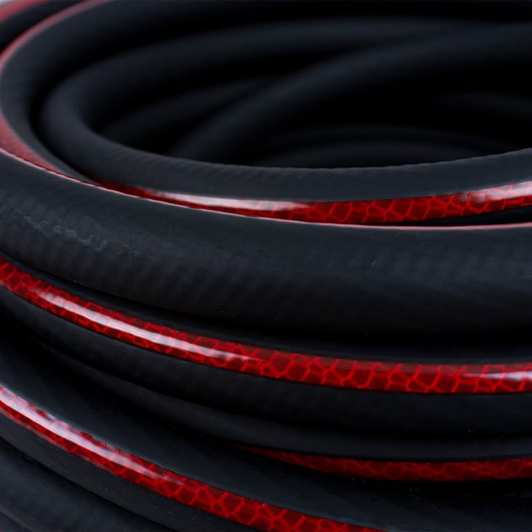 Neverkink XP Teknor Apex 3/4-in x 100-ft Contractor-Duty Kink Free Vinyl  Red Coiled Hose in the Garden Hoses department at