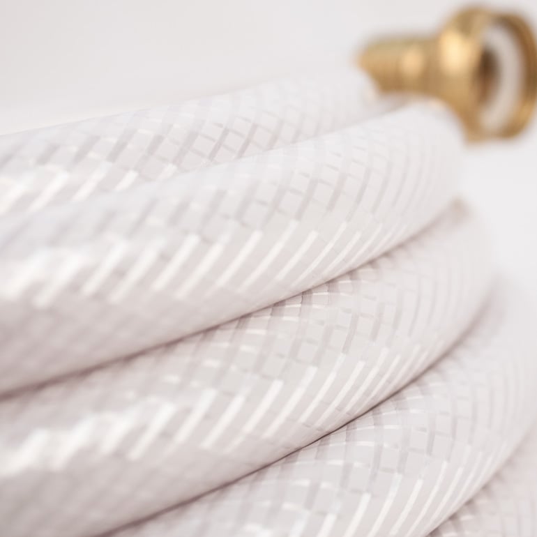Aquaflex Starter RV/Marine hose coil close up