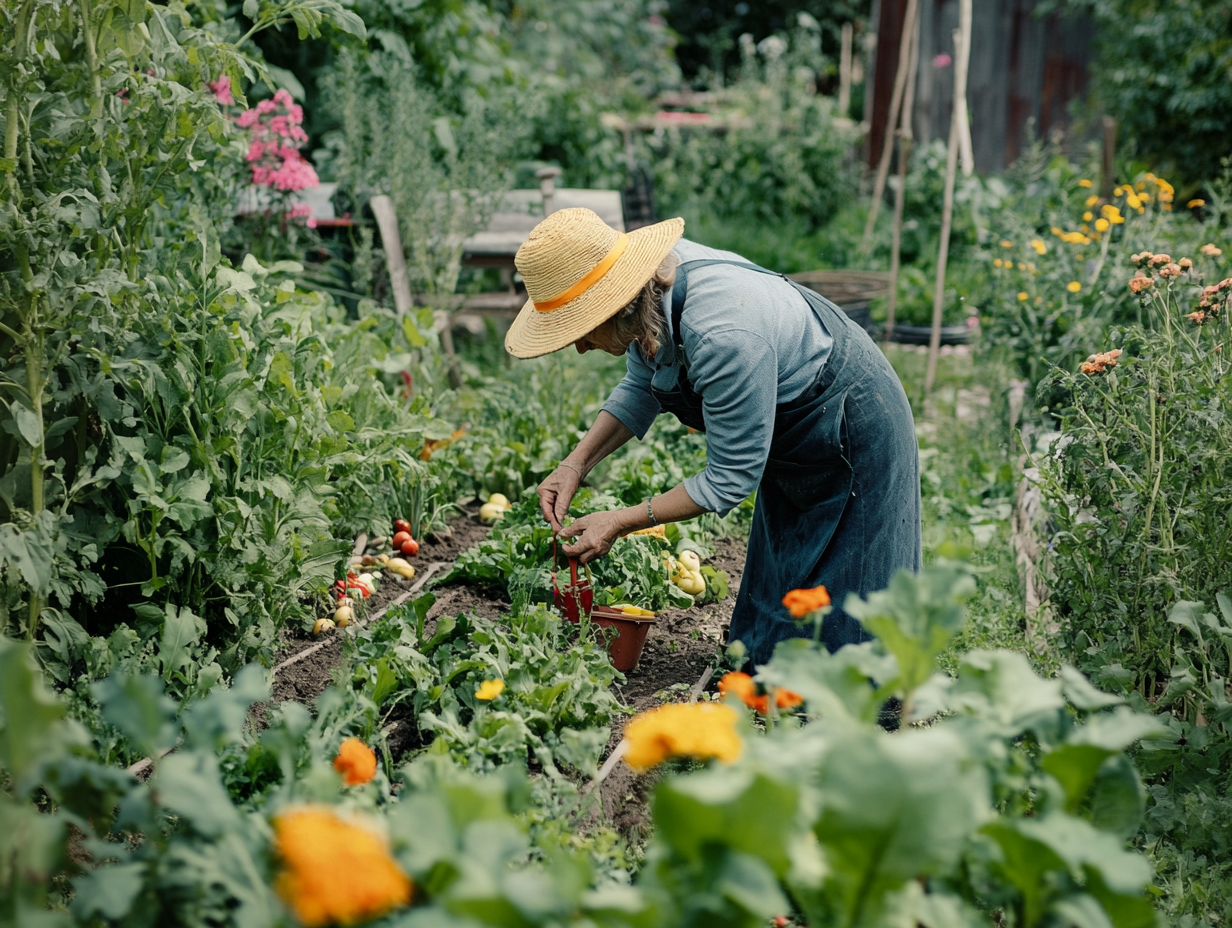 Woman Gardening