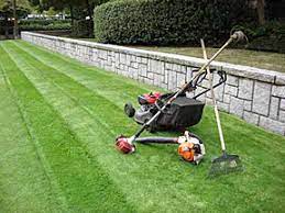 mowing